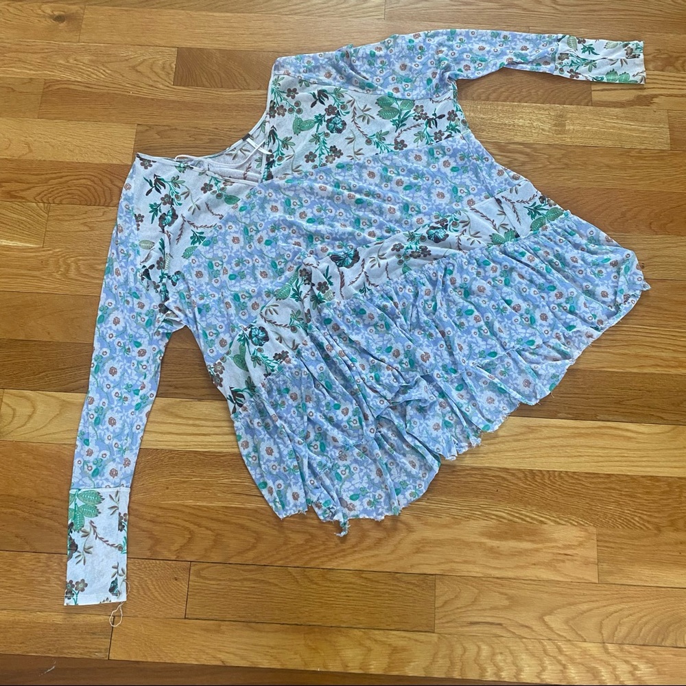 Free People Oversized floral Tunic